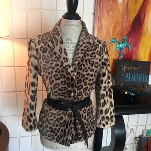 Talbots Kate Fit 🐆 Leopard 🐆 Print Blazer